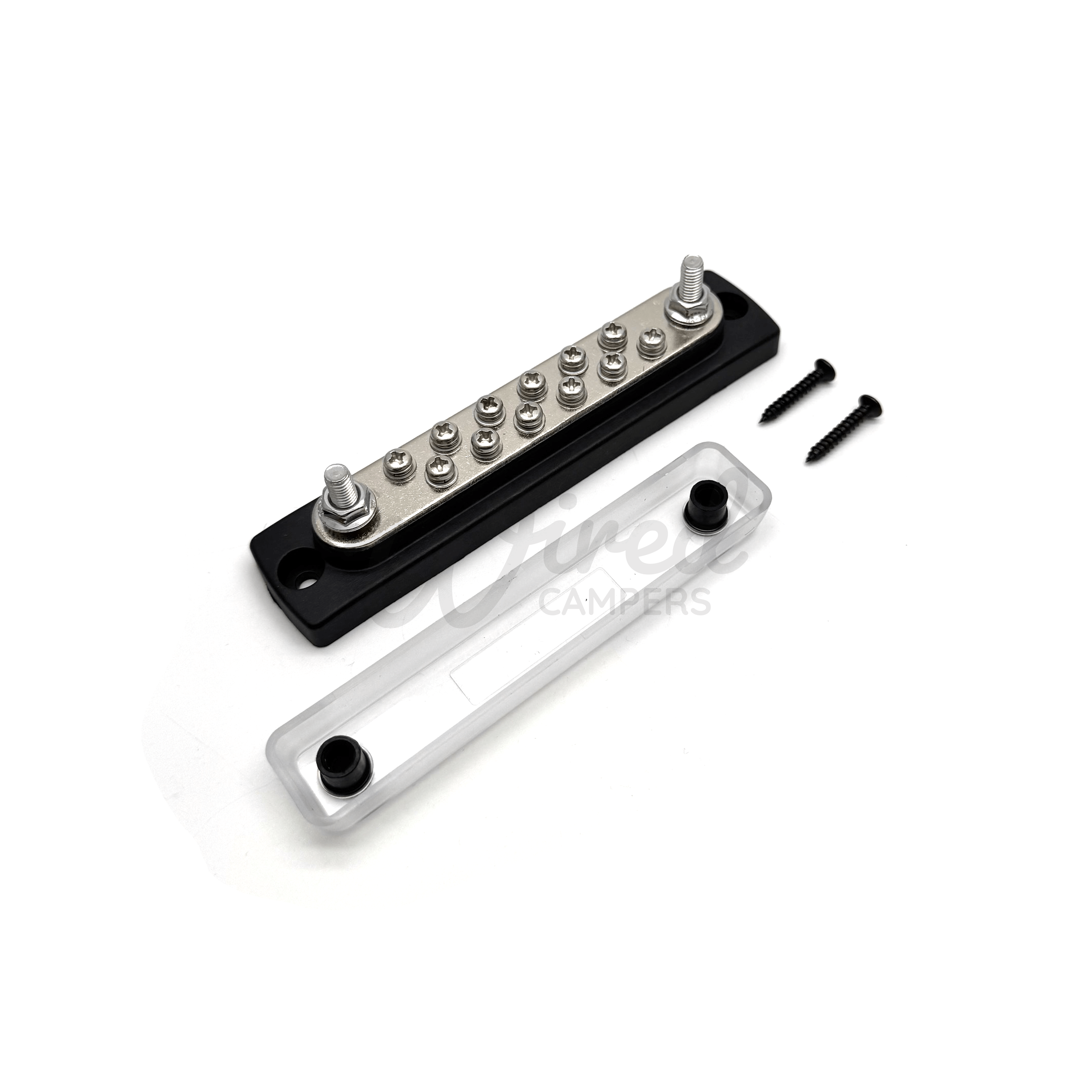 12 Way Terminal DC Negative Common Camper Van Bus Bar - 150A 12V/24V