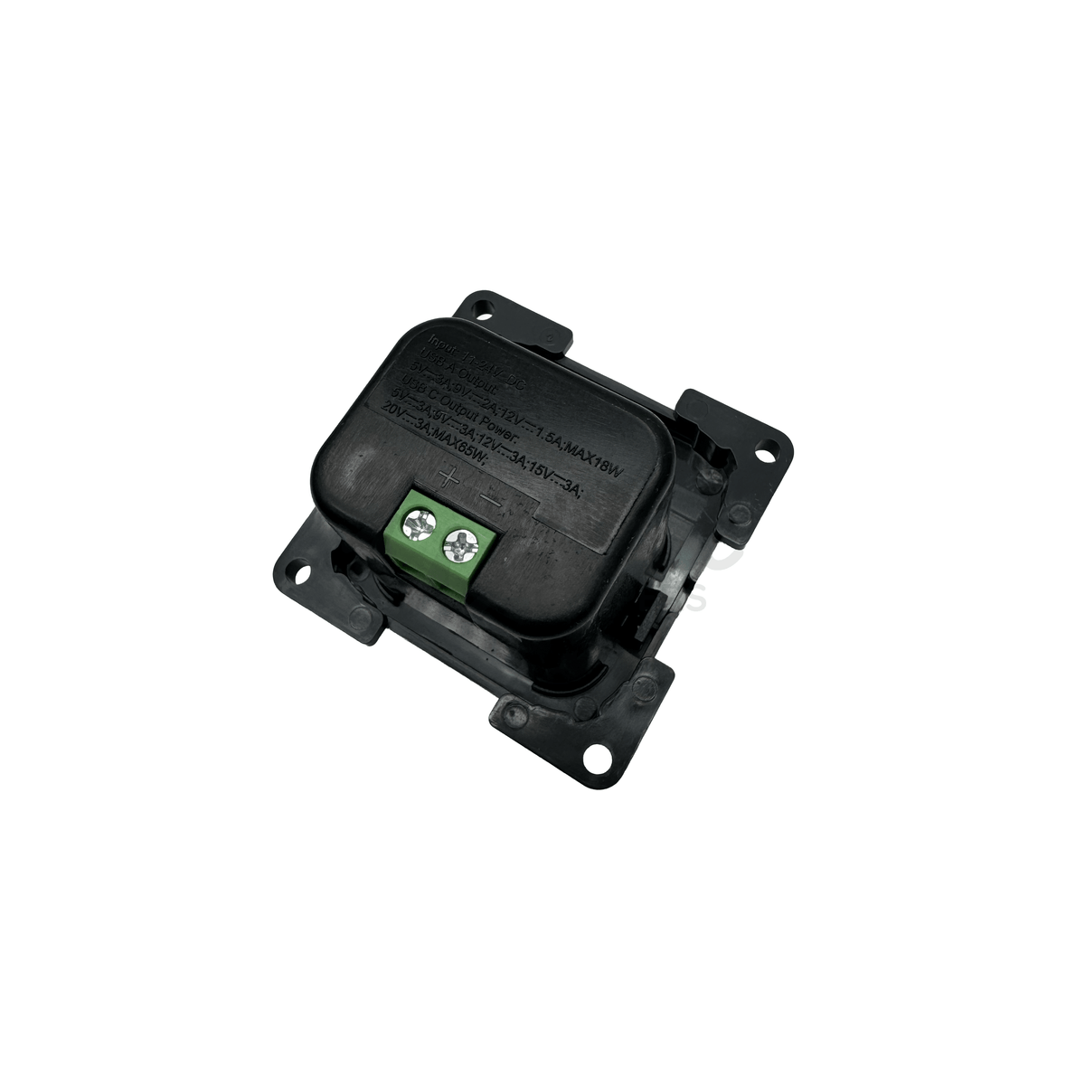 C-Line High Power USB C 65W & USB A 2.4A Phone / Tablet Charging Port - Wired Campers Limited