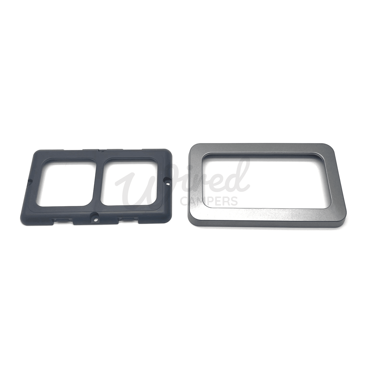 C Line Two Module Gunmetal Grey Plastic Inner & Outer Trim Frame - Wired Campers Limited