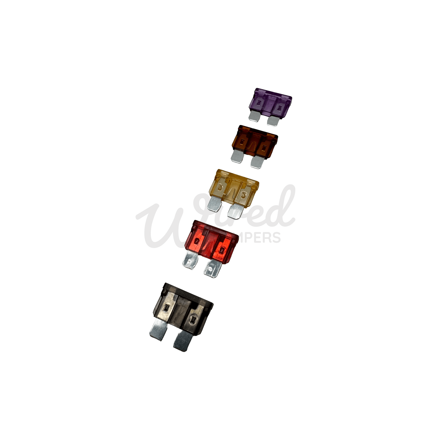 In Line ATC Blade Fuse Holder - 14AWG - 10A/7.5A/5A/3A/2A Fuses Included - Wired Campers Limited