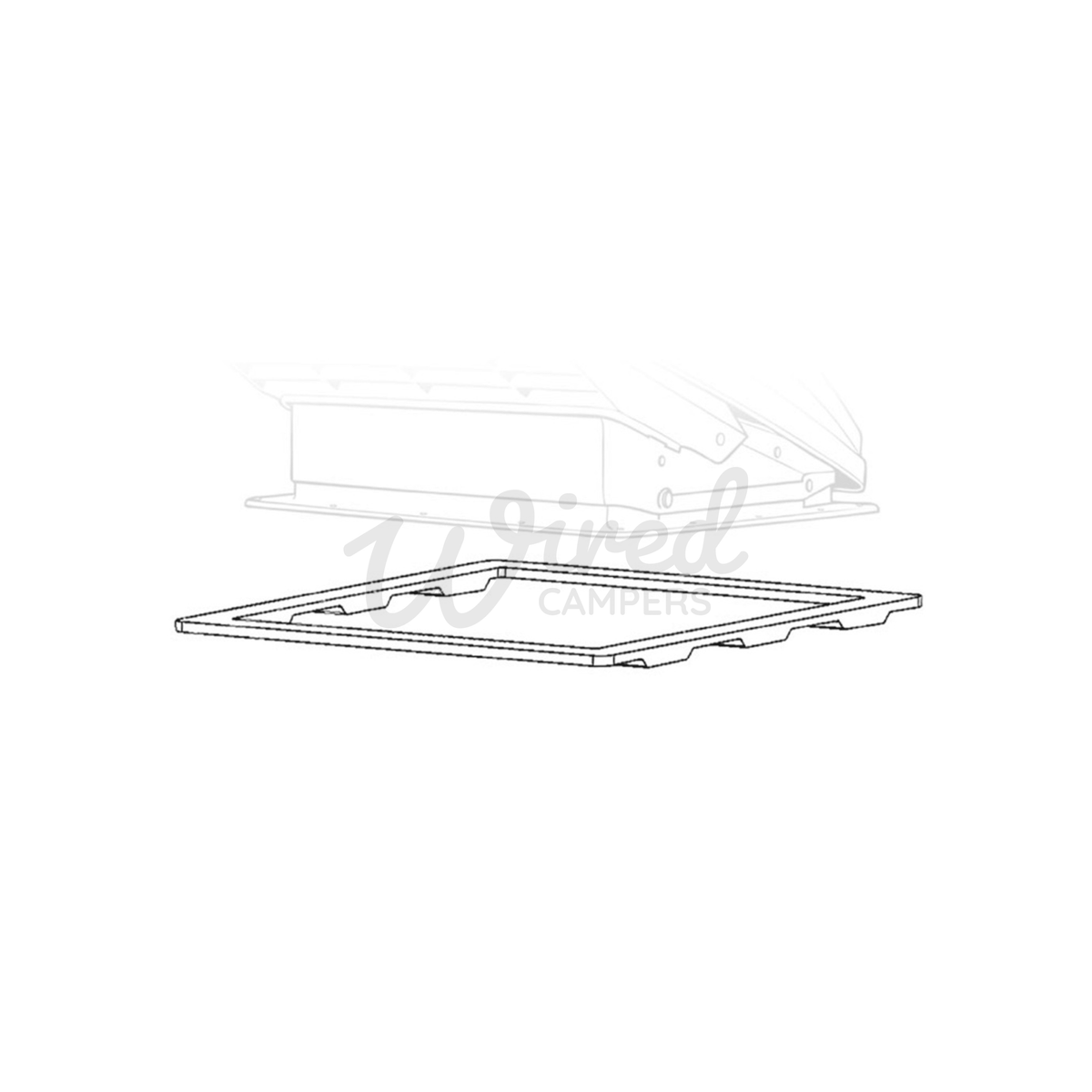 MaxxAir MAXXFAN Deluxe Remote Controlled Automatic Roof Fan Vent - Tinted Lid - Wired Campers Limited