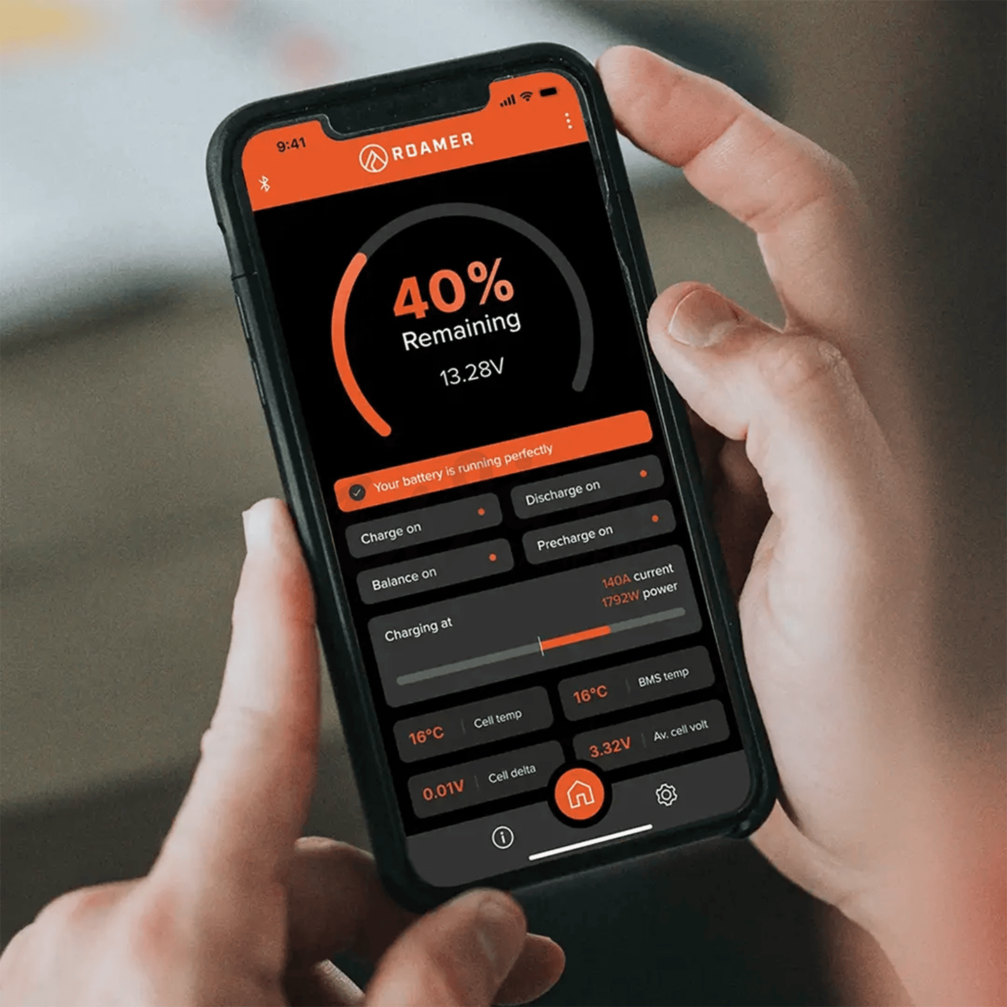 Roamer 460SMART5 12V 460Ah LiFePO4 Lithium Leisure Battery - Wired Campers Limited