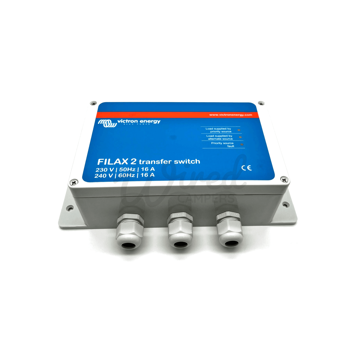 Victron Energy Filax 2 16A 230V/50Hz Automatic Mains Transfer Switch - Wired Campers Limited