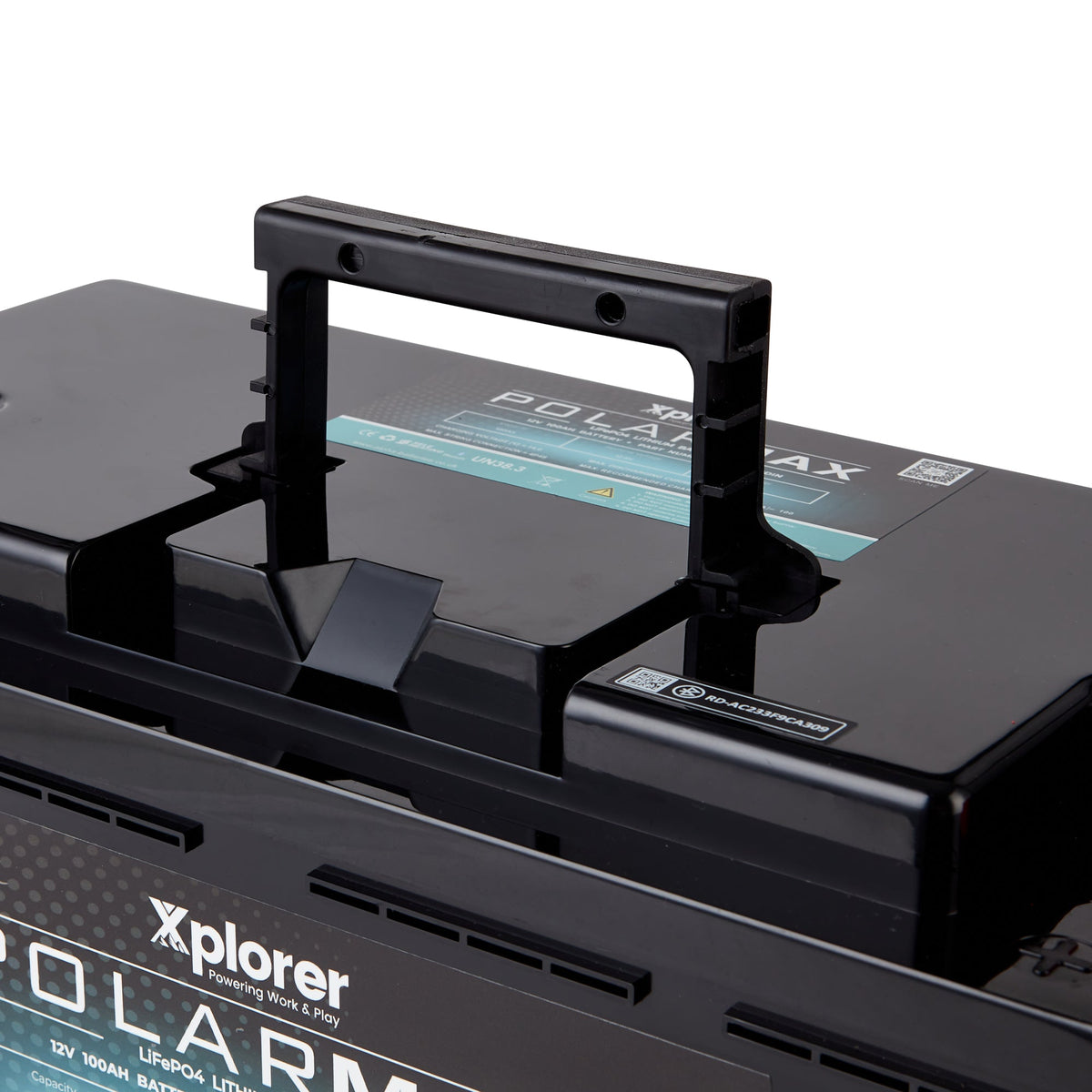 Xplorer Energy POLARMAX 12V 100Ah Low Height LiFePO4 Lithium Leisure Battery - Wired Campers Limited