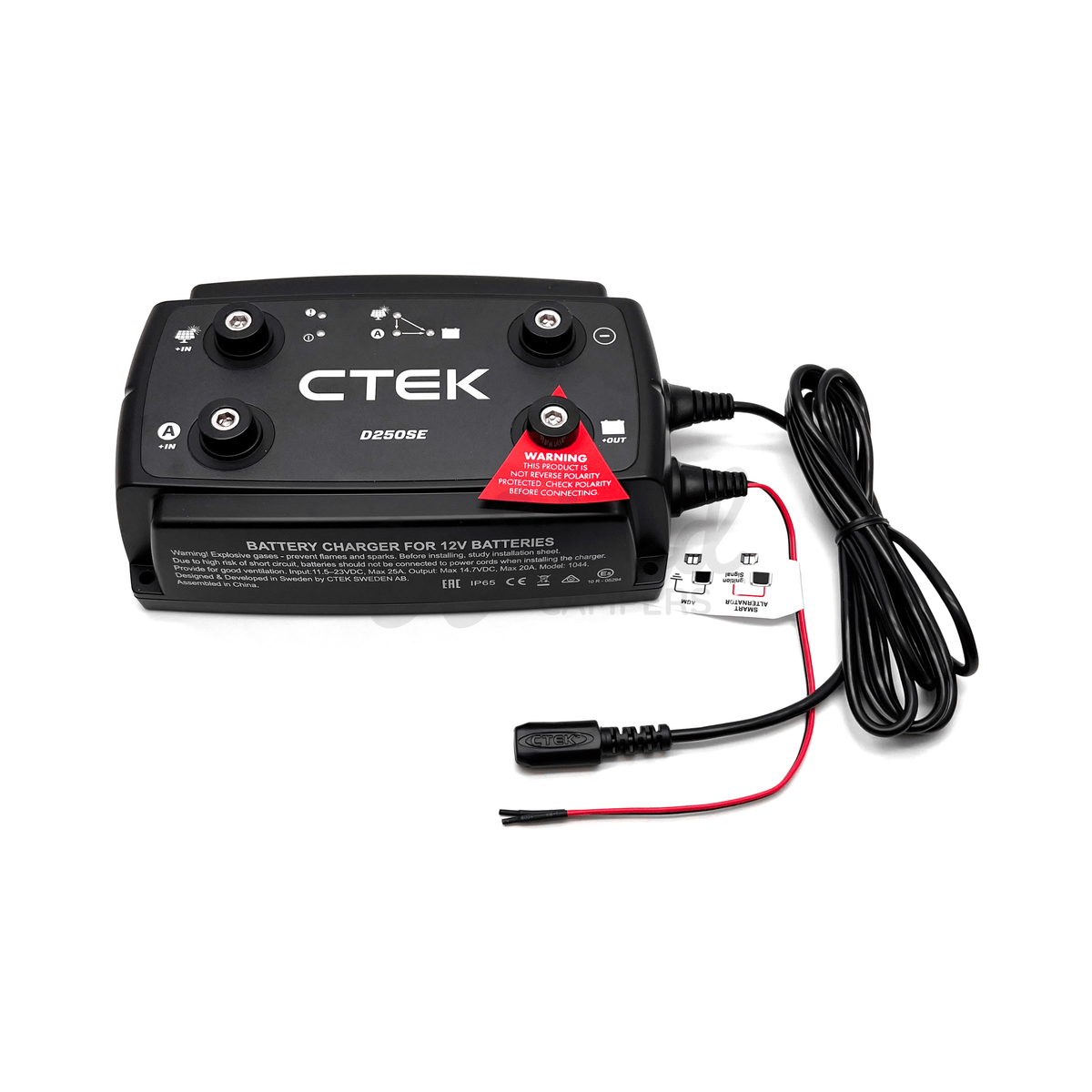 CTEK D250SE 20A/12V Chargeur automatique avec régulateur de charge sol