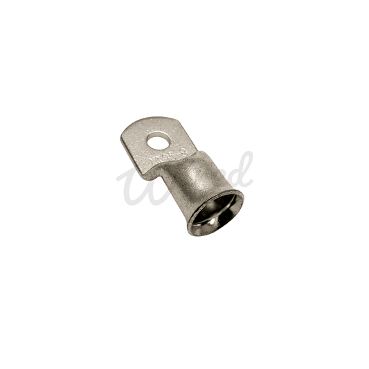 10 Pack - Copper Tube Crimp Ring Terminals 95mm² Cable Entry - 8mm/10mm/12mm Hole - Wired Campers Limited