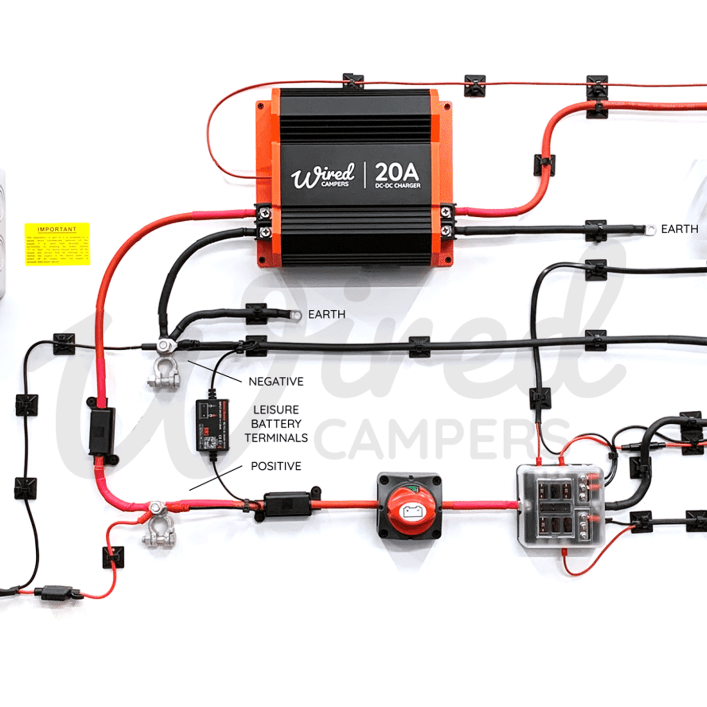 12V DC - DC & 240V Mains Hook Up Complete Camper Van Kit - Wired Campers Limited