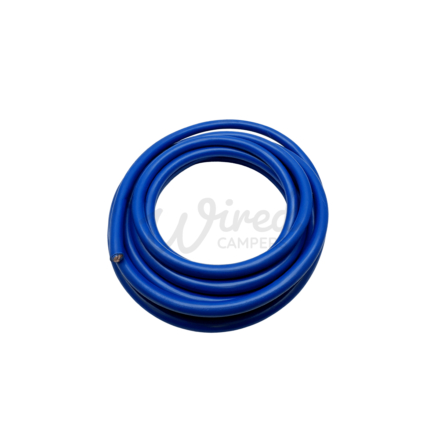3M/5M/10M - 3 Core Blue Arctic Grade 6.0mm² Flexible Round Mains Hook Up Cable - Wired Campers Limited