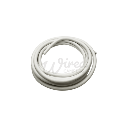 3M/5M/10M - 3 Core White 2.5mm² Flexible Round Mains Cable 3183Y - Wired Campers Limited