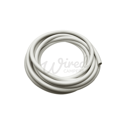 3M/5M/10M - 3 Core White 2.5mm² Flexible Round Mains Cable 3183Y - Wired Campers Limited