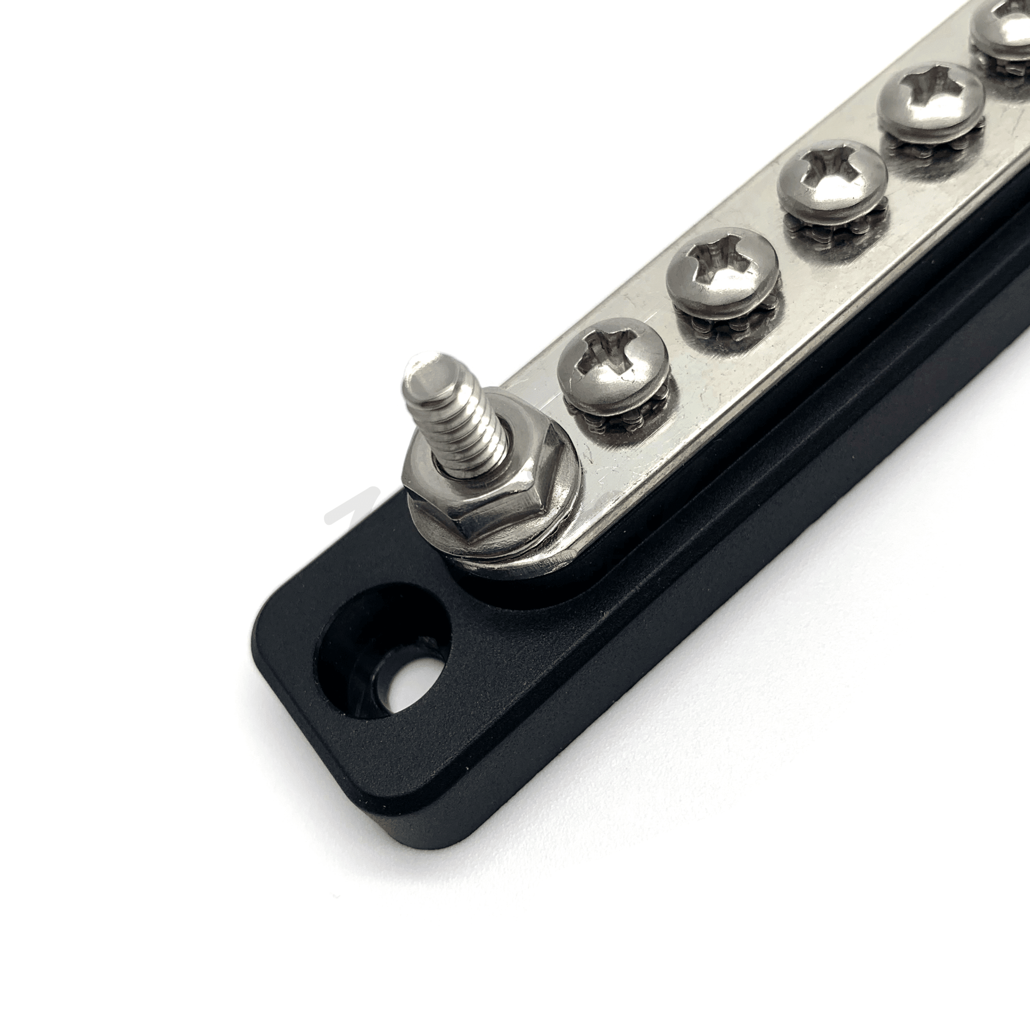 5 Way Terminal DC Negative Common Camper Van Bus Bar - 100A 12V/24V
