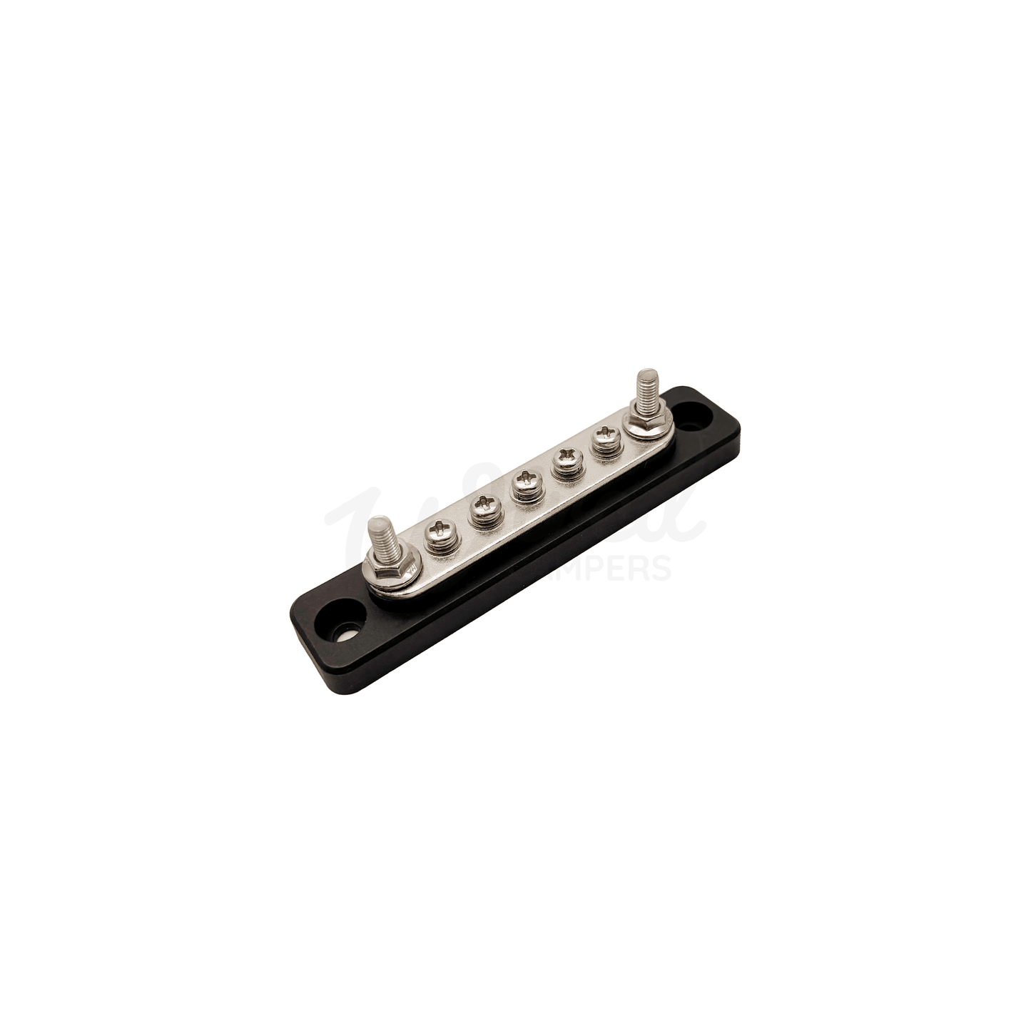 5 Way Terminal DC Negative Common Camper Van Bus Bar - 100A 12V/24V - Wired Campers Limited