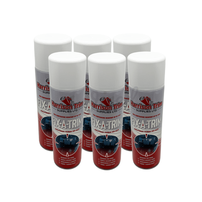 6 Pack - Fix-A-Trim High Temperature Spray Glue Carpet Adhesive - 500ml - Wired Campers Limited