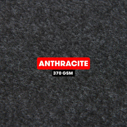 Anthracite Four Way Stretch Camper Van Lining Carpet - 370G/M2 - Wired Campers Limited