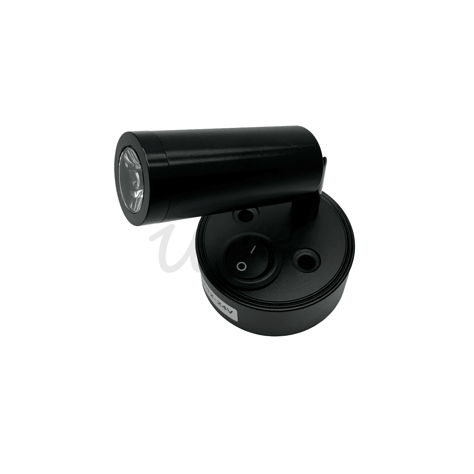 Black LED Camper Van Adjustable Reading Spotlight - Switched - Wired Campers Limited