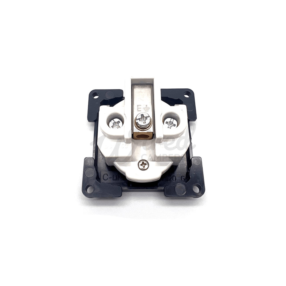 C-Line 13A Three Pin UK Shuttered Safety Mains Single Socket