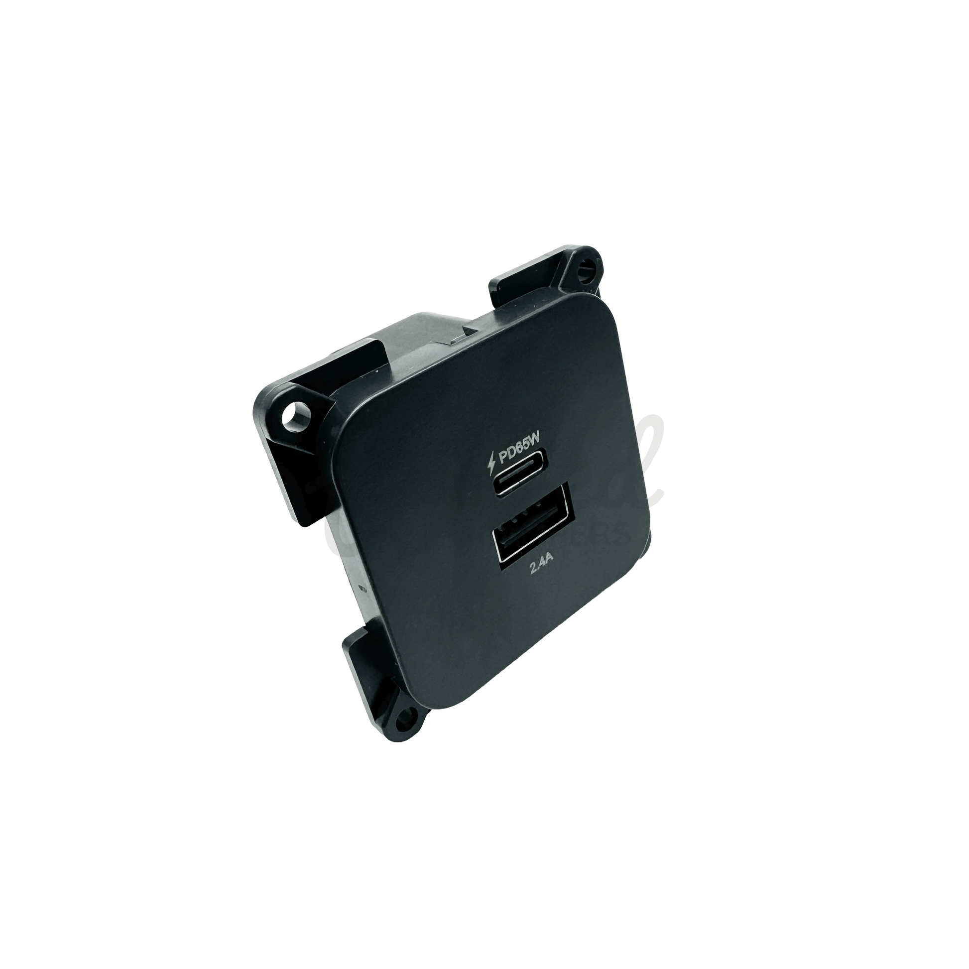 C-Line High Power USB C 65W & USB A 2.4A Phone / Tablet Charging Port - Wired Campers Limited