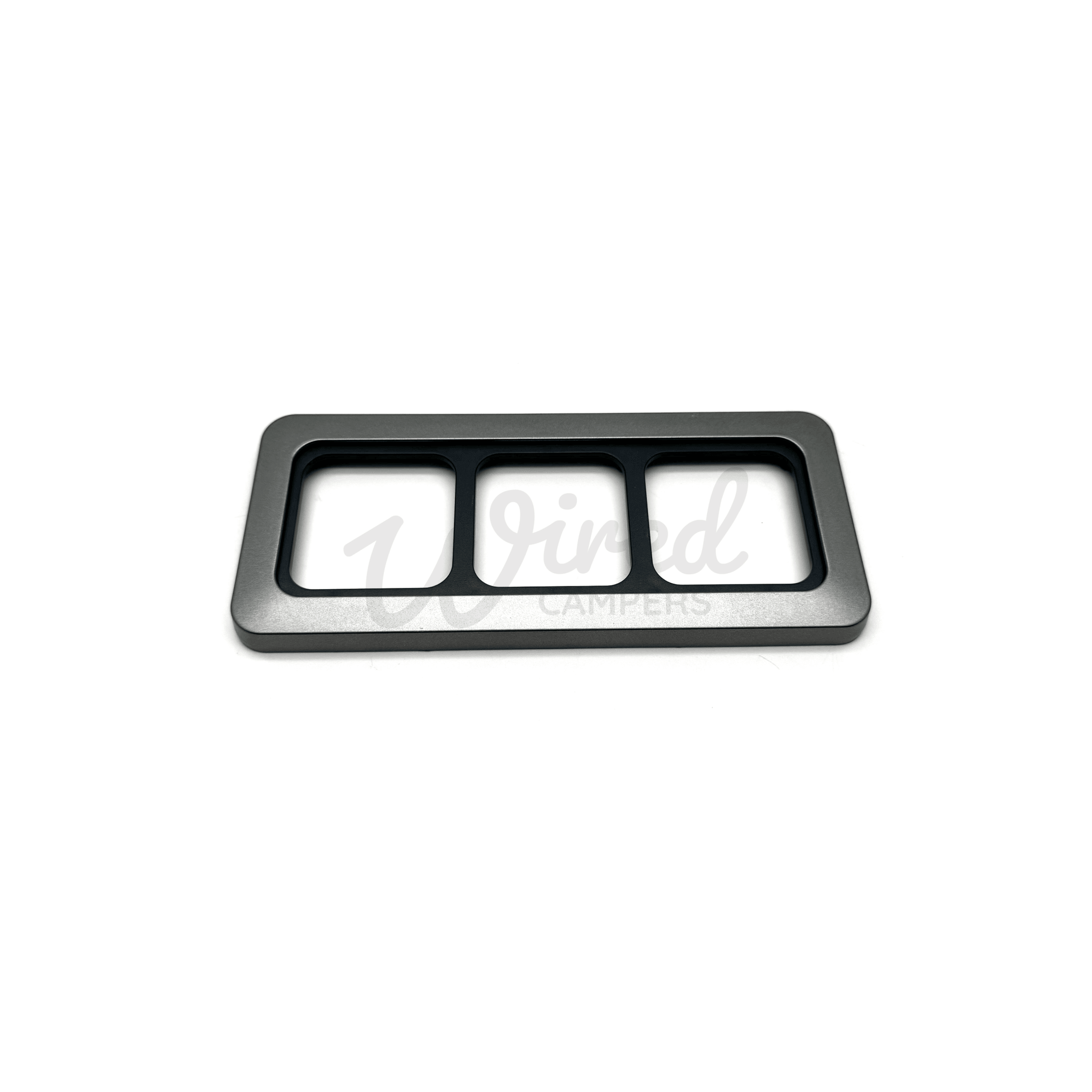 Plastic Inner Frame C-Line Three Module Gunmetal Grey Inner & Outer Frame Mount