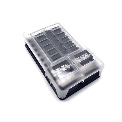 Camper Van / Motorhome 12V 12 Way Blade Fuse Box & Isolator Wiring Kit - Wired Campers Limited