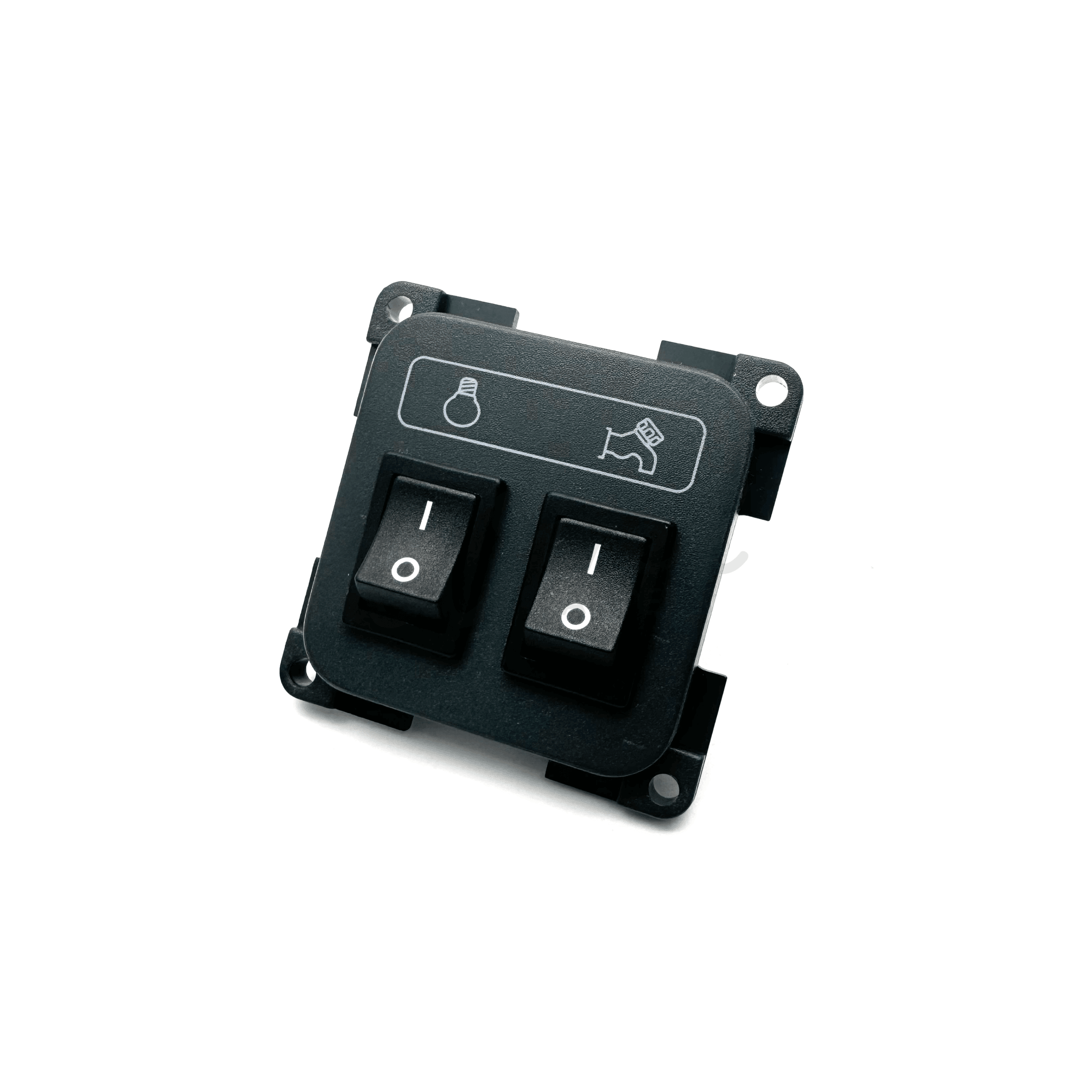 Cbe Rack Light Current Switches & 12V Ports | Wired Campers