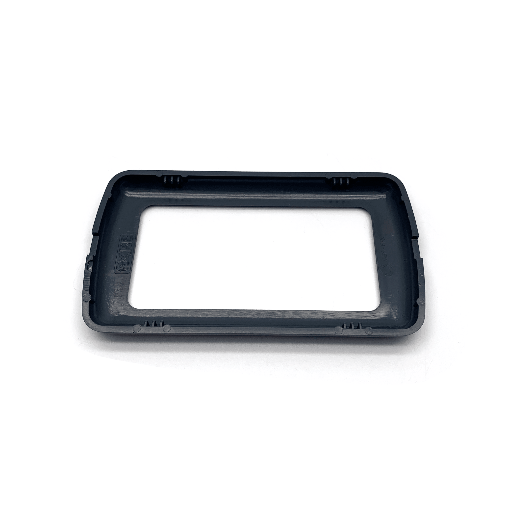 2 Module Plastic Frame CBE Two Module Grey Plastic Outer Trim Frame