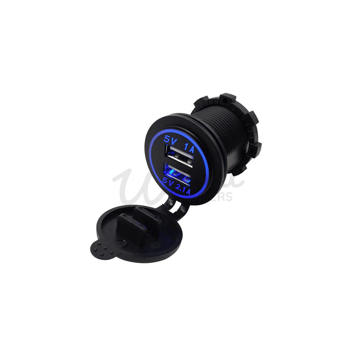 Dual USB A 1A & 2.1A Charging Port - Wired Campers Limited