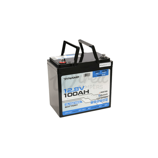 DYNAMP 12V 100Ah Heated Lithium LiFePO4 Leisure Battery With Bluetooth - Wired Campers Limited