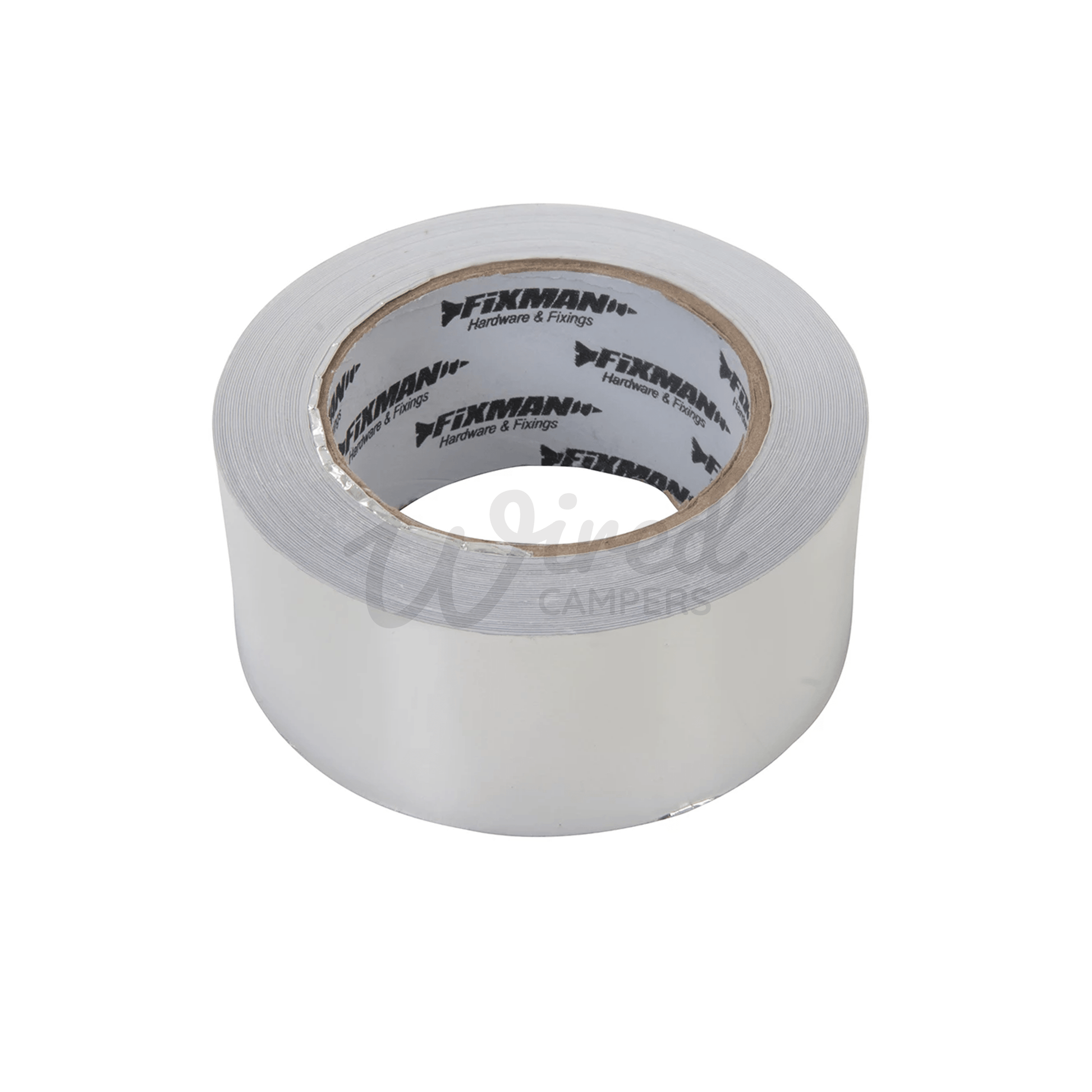 Fixman 50MM Aluminium Foil Tape 45M - Ideal For Sound Deadening Finishing - Wired Campers Limited