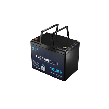 Fogstar Drift 12V 105AH Heated Lithium LiFePO4 Leisure Battery W/Bluetooth - Wired Campers Limited