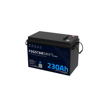 Fogstar Drift Gen2 12V 230Ah Heated Lithium LiFePO4 Leisure Battery With Bluetooth - Wired Campers Limited