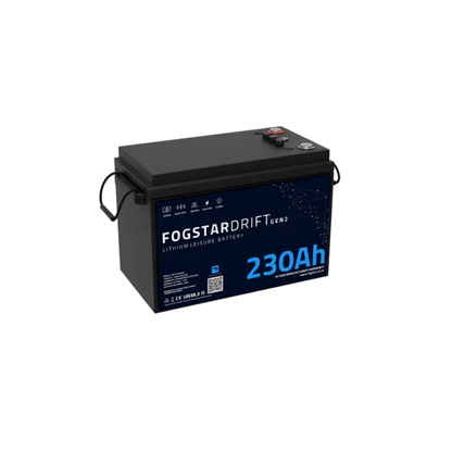 Fogstar Drift Gen2 12V 230Ah Heated Lithium LiFePO4 Leisure Battery With Bluetooth - Wired Campers Limited