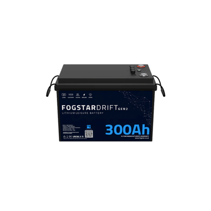 Fogstar Drift Gen2 12V 300Ah Heated Lithium LiFePO4 Leisure Battery With Bluetooth - Wired Campers Limited