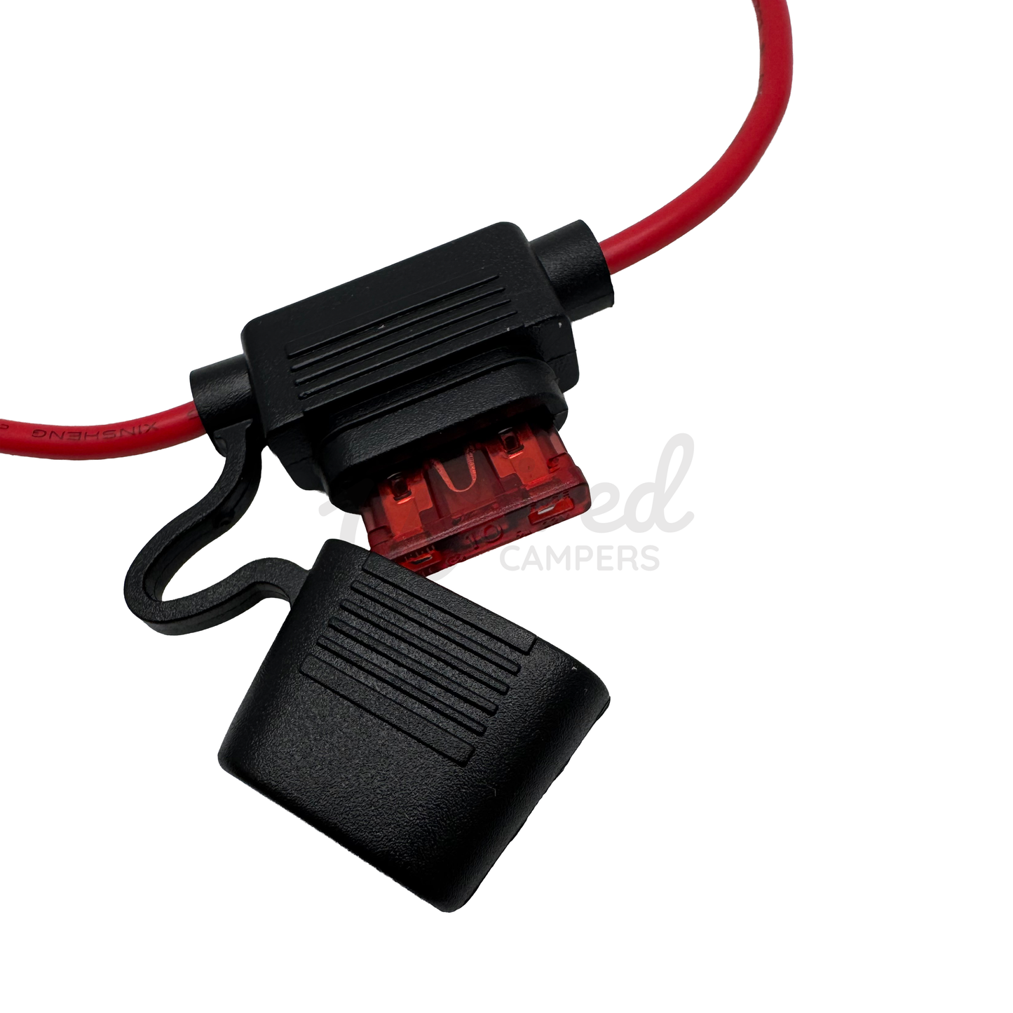 In Line ATC Blade Fuse Holder - 14AWG - 10A/7.5A/5A/3A/2A Fuses Included