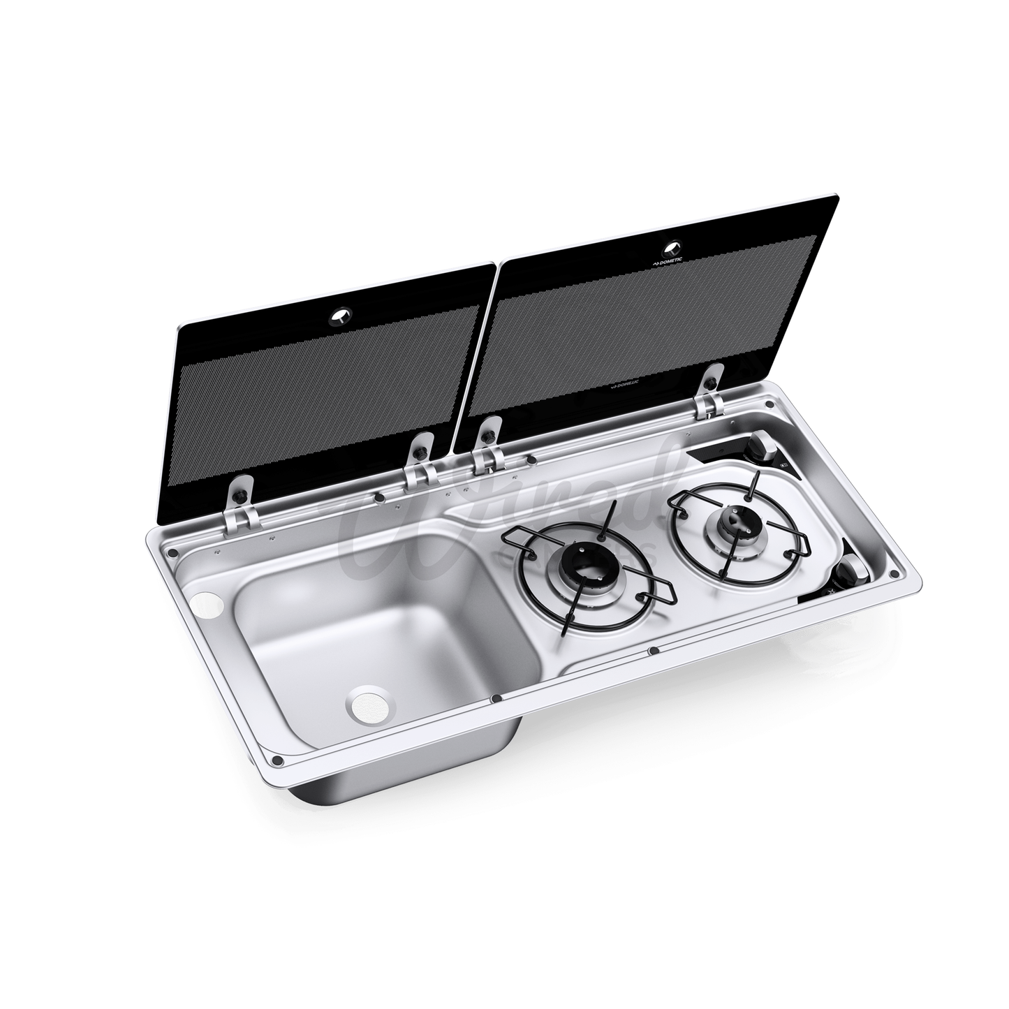 Dometic SMEV Slimline 9722 Gas Hob & Left Hand Camper Van Sink - MO9722L