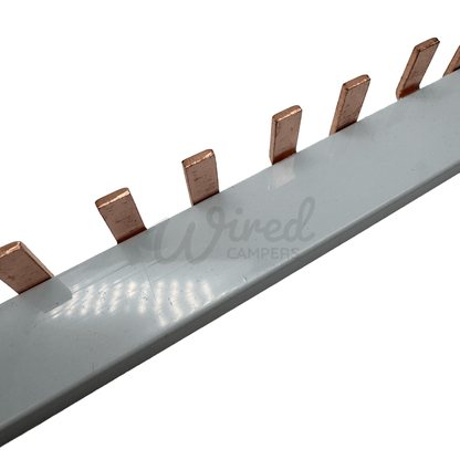 LEWDEN 2PB−1P 100A Rated Double Pole Mains Consumer Unit RCD/MCB Bus Bar - Wired Campers Limited