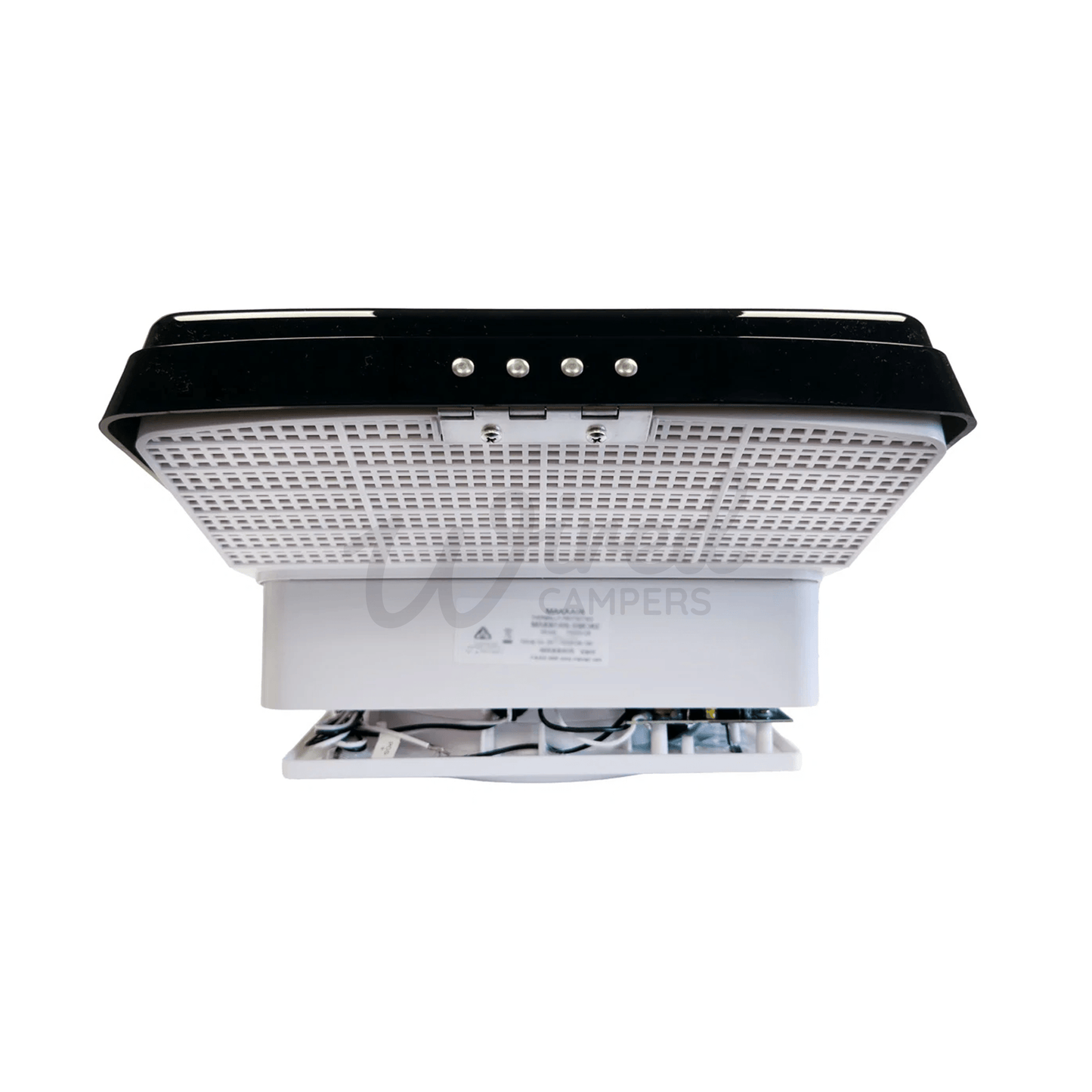 MaxxAir MaxxFan Deluxe Compact Automatic Roof Fan Vent - Smoke Lid - 7500KI28 - Wired Campers Limited