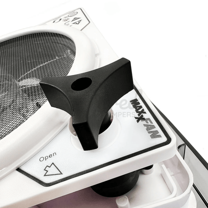 MaxxAir MaxxFan Deluxe Compact Automatic Roof Fan Vent - Tint Lid - 7500KI28T - Wired Campers Limited