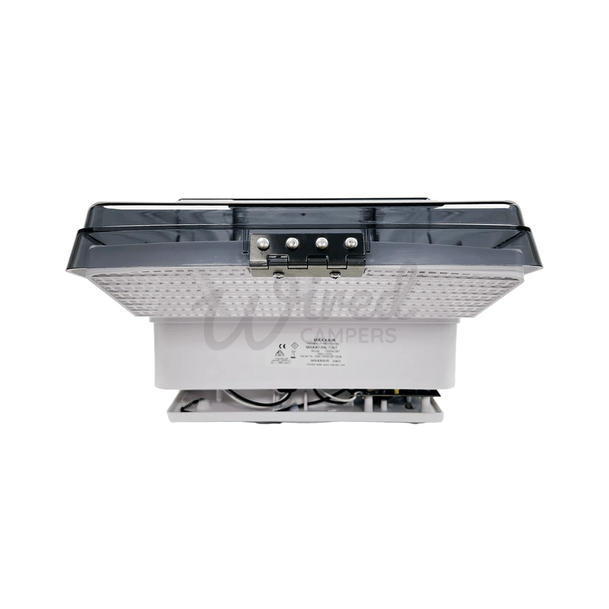 MaxxAir MaxxFan Deluxe Compact Automatic Roof Fan Vent - Tint Lid - 7500KI28T - Wired Campers Limited