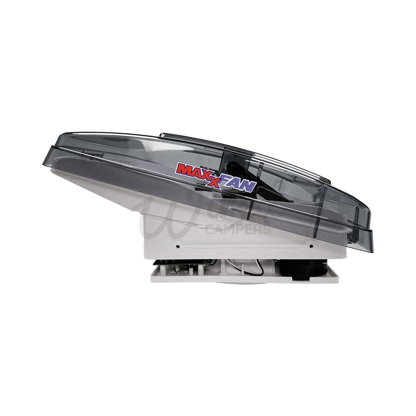 MaxxAir MaxxFan Deluxe Compact Automatic Roof Fan Vent - Tint Lid - 7500KI28T - Wired Campers Limited