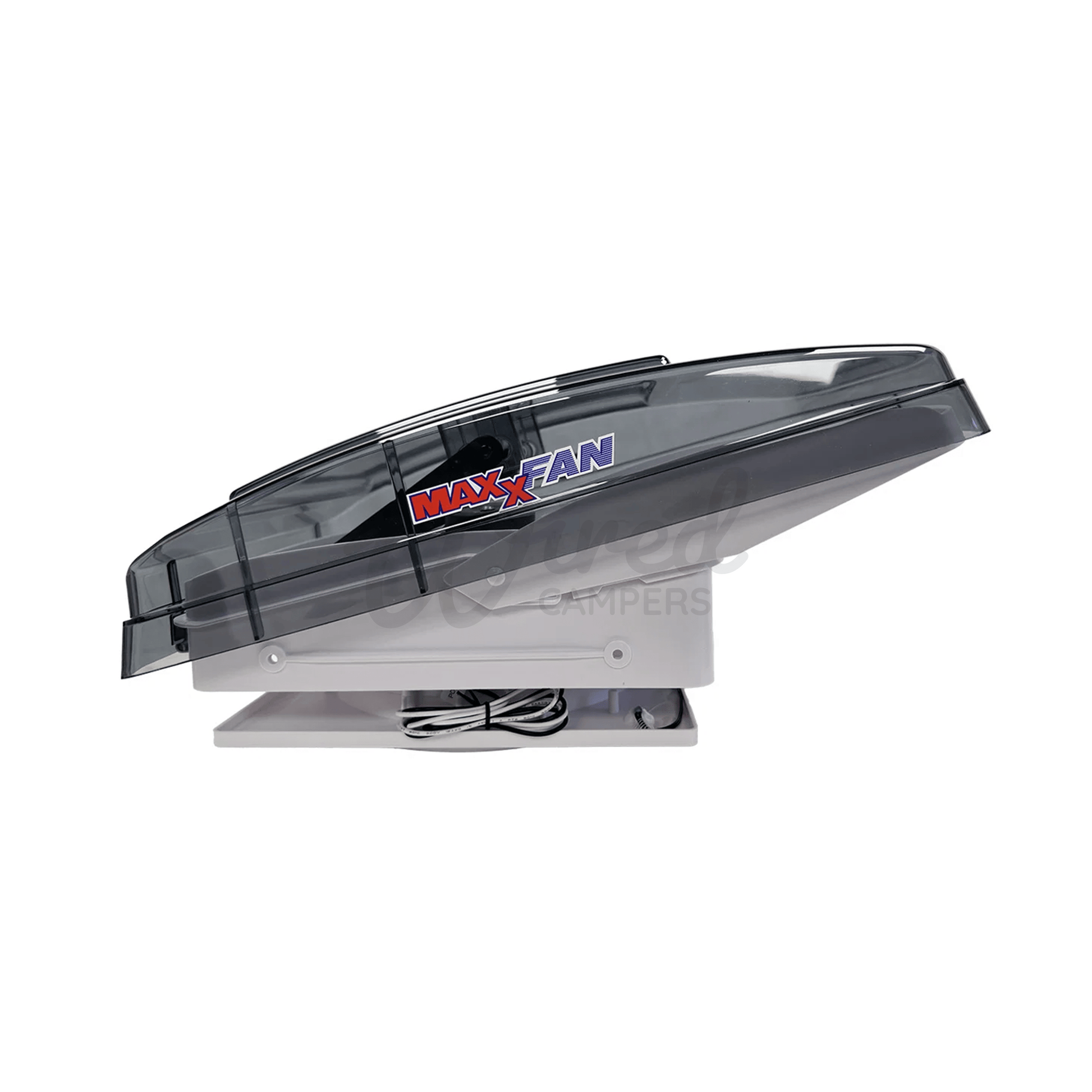 MaxxAir MaxxFan Deluxe Compact Automatic Roof Fan Vent - Tint Lid - 7500KI28T - Wired Campers Limited