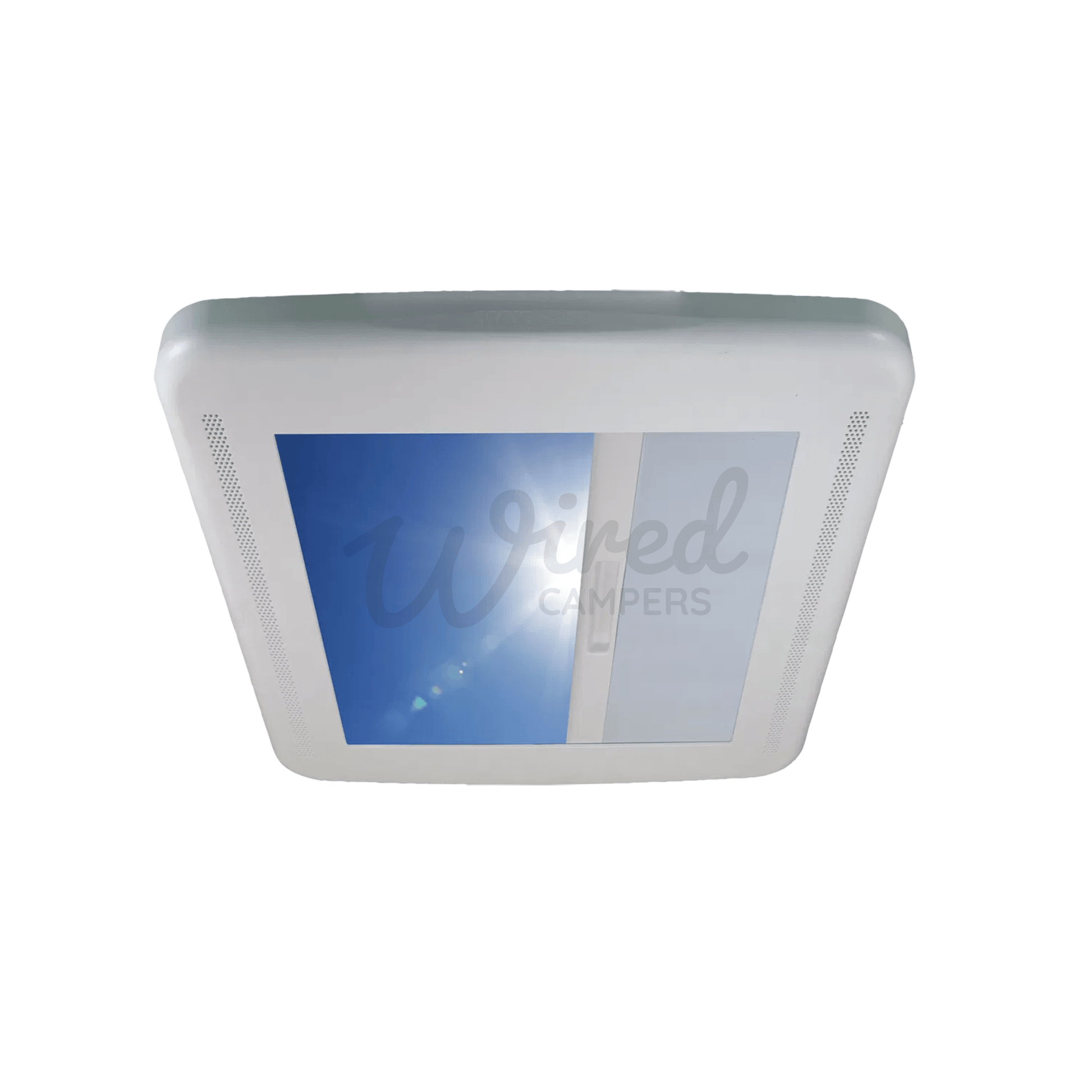 MaxxAir MAXXFAN Deluxe Remote Controlled Automatic Roof Fan Vent - Tinted Lid - Wired Campers Limited