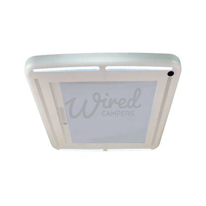 MaxxAir MAXXFAN Deluxe Remote Controlled Automatic Roof Fan Vent - Tinted Lid - Wired Campers Limited