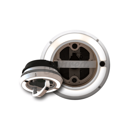 Maxxair MAXXFAN Dome Plus Roof Fan Vent With LED Lighting - Black Lid - Wired Campers Limited