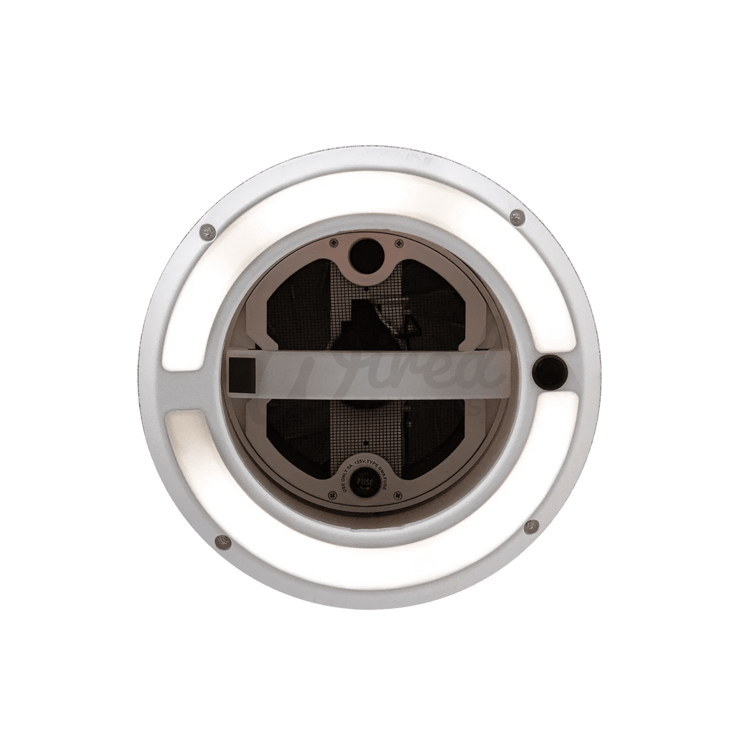 Maxxair MAXXFAN Dome Plus Roof Fan Vent With LED Lighting - White Lid - Wired Campers Limited