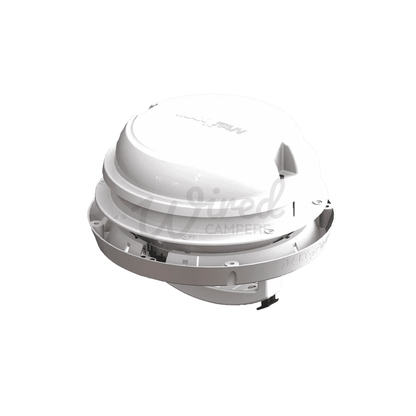 Maxxair MAXXFAN Dome Roof Fan Vent - White Lid - Wired Campers Limited