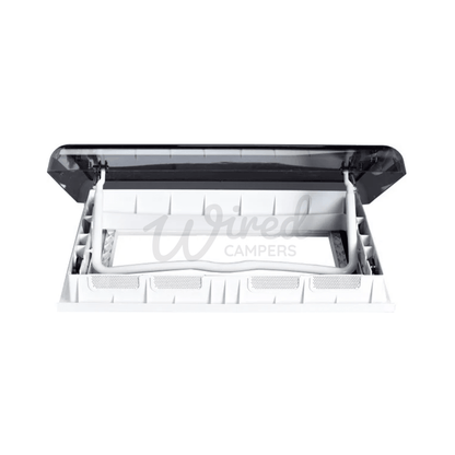 MaxxAir SkyMaxx LX Plus 500mm X 700mm Roof Light/Vent With Blind & Lighting - 97010i - Wired Campers Limited