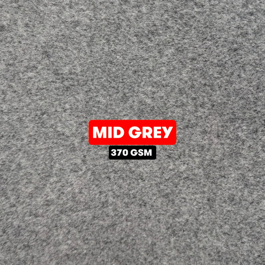 Mid Grey Four Way Stretch Camper Van Lining Carpet - 370G/M2 - Wired Campers Limited