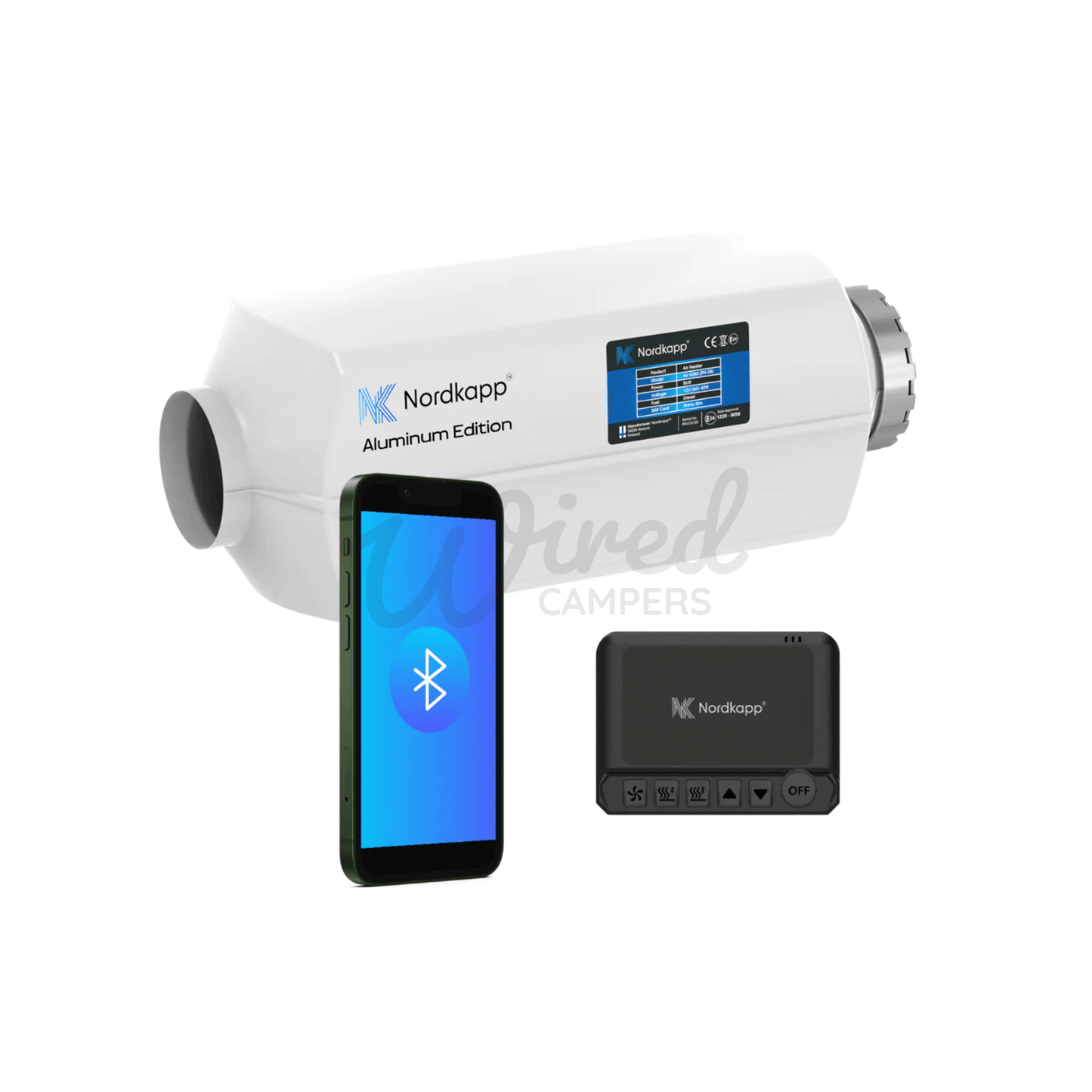 Nordkapp Air Gen 3 Camper Van 2kW Diesel Air Heater Kit With Bluetooth - Wired Campers Limited