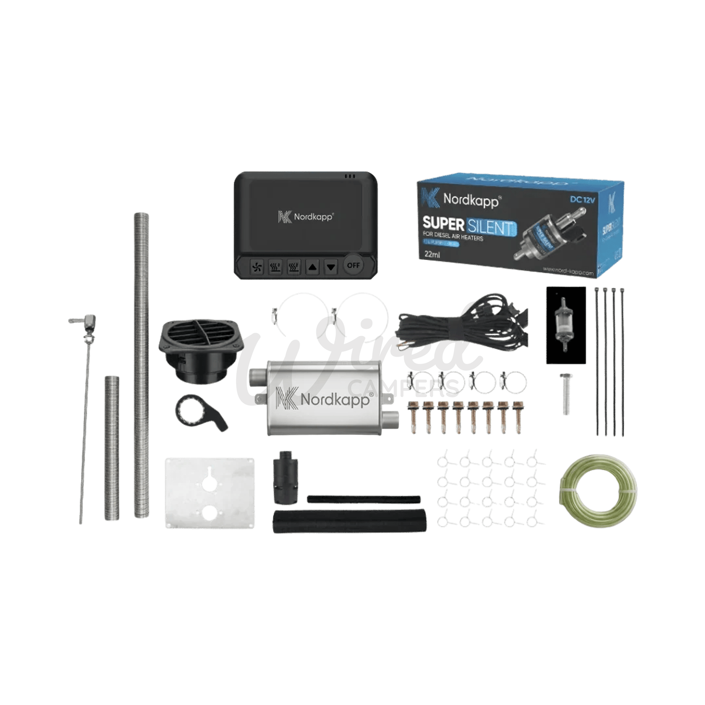 Nordkapp Air Gen 3 Camper Van 2kW Diesel Air Heater Kit With Bluetooth - Wired Campers Limited