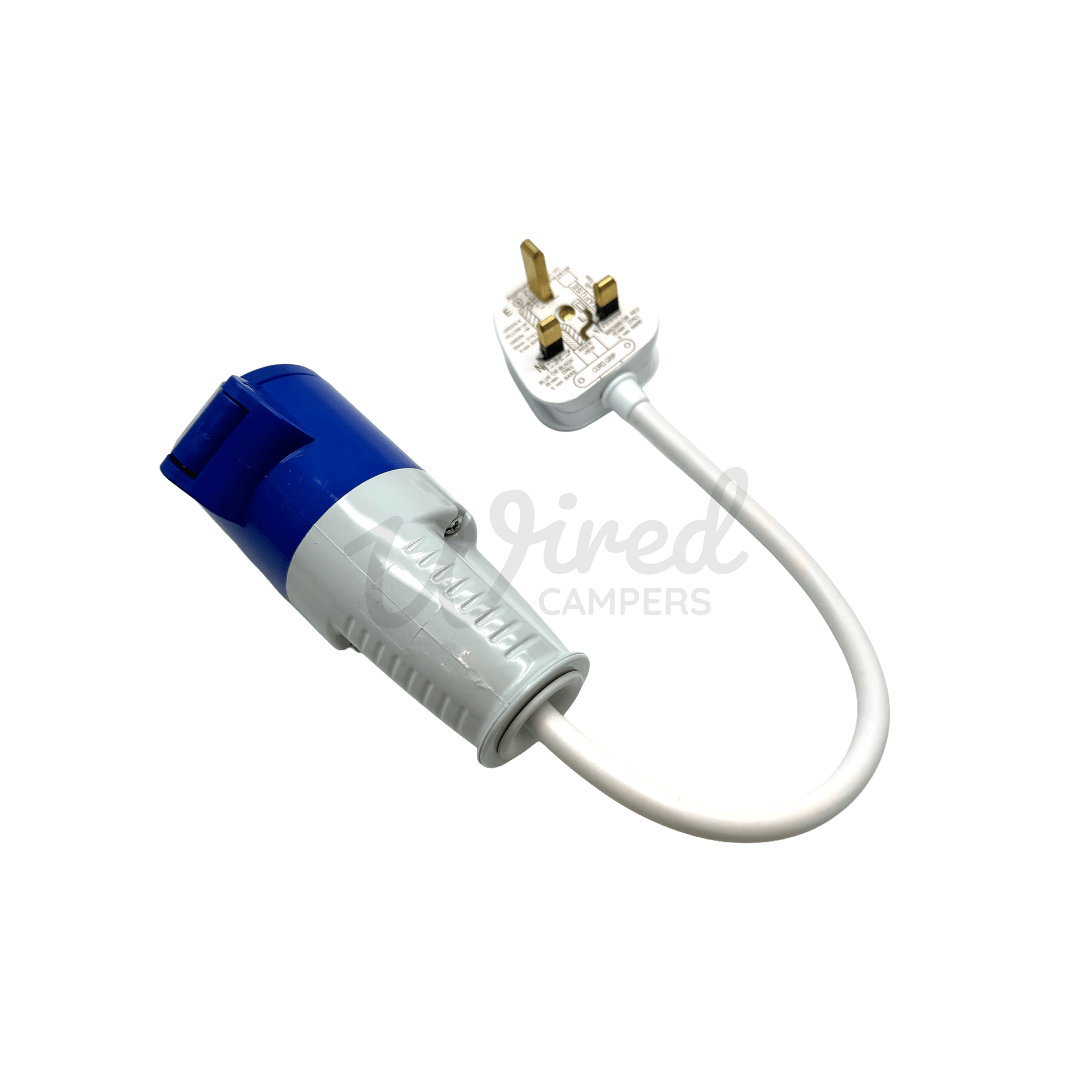 POWERPART 13A UK Plug - 16A Camper Van Mains Hook Up Adapter - Wired Campers Limited